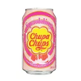 Sparkling Strawberry & Cream Soda Chupa Chups Carbonated Drink 345ml