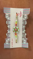 Rakhi Bracelet pattern 16 Raksha Bandhan 1pc.