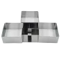 Zestaw 4 elementów do formowania 7x7x4 cm 1259 Besthoff - 2