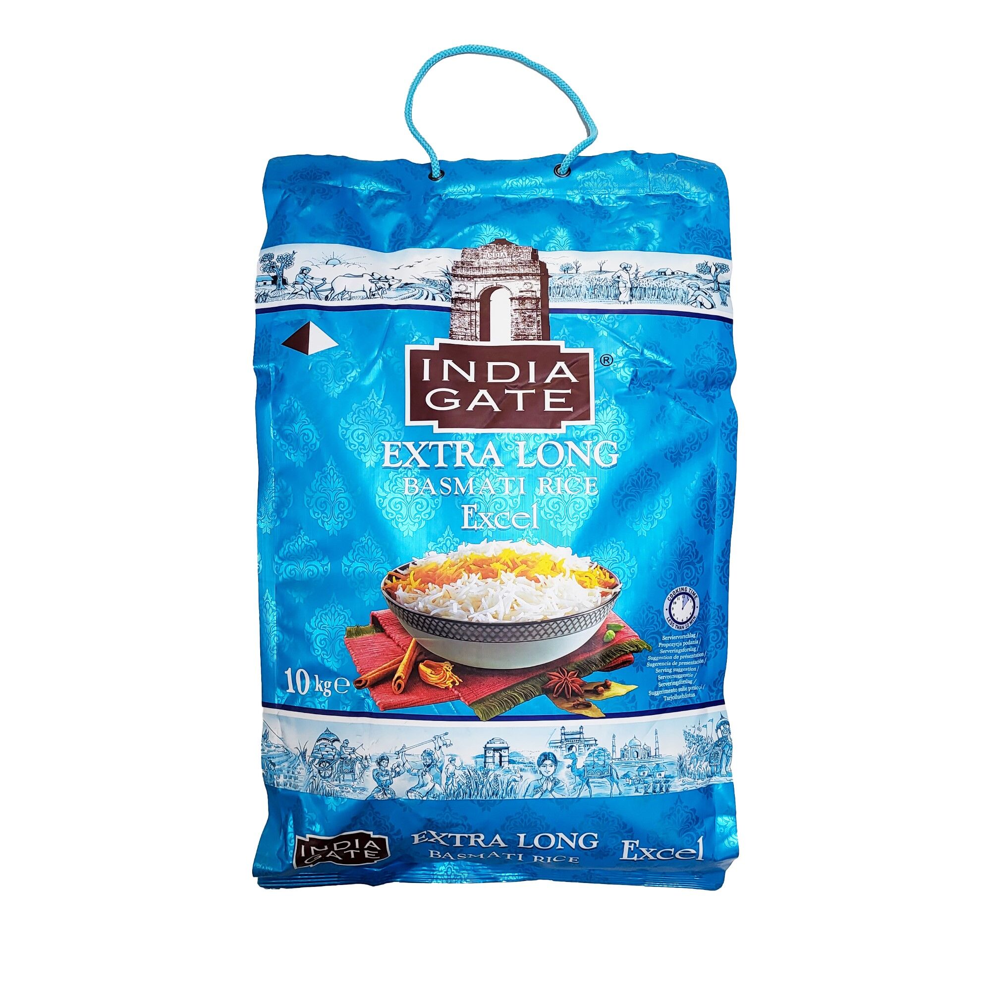Extra Long Pure Basmati Rice Excel India Gate 10kg
