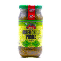 Marynowana zielone chili w oleju Green Chilli Pickle In Oil Druk 400g