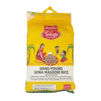 Arroz Hand Pound Sona Masoori Rice Swetha Telugu Foods 9.08kg