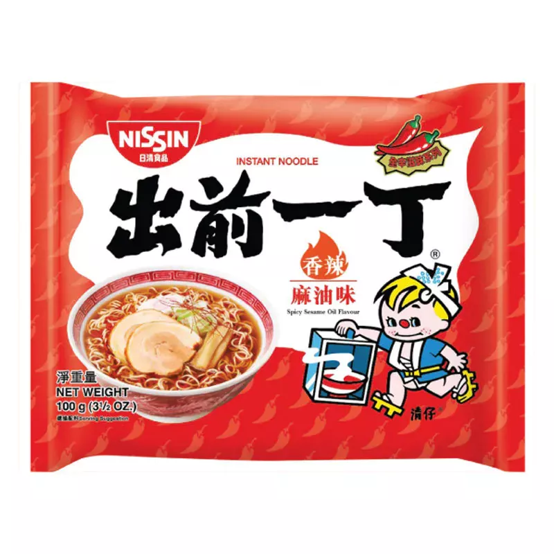 Makaron instant Demae Ramen Spicy Sesame Oil Flavour Nissin 100g