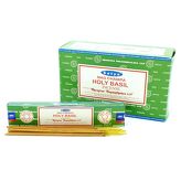 Natural Incense Sticks With the Scent of Asian Basil Satya. 15g