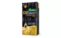 Краска для волос угольно-чёрного цвета Oil Fusion Dabur Vatika 108ml