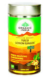 Herbata Tulsi z Cytryną i Imbirem (liściasta) 100g Organic India