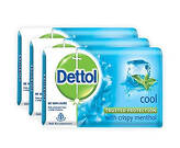Dettol Cool Antibacterial Soap 3x75g