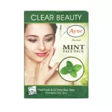 Maseczka do twarzy mięta Clear Beauty Mint Face Pack Ayur 100g