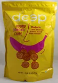 Okrągłe chipsy bananowe z przyprawami Masala Deep 794g