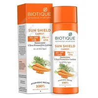 Sun Shield Carrot 40+SPF Sunscreen Ultra Protectective Lotion Biotique