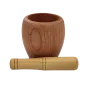Drewniany moździerz z tłuczkiem Wooden Mortar & Pestle Golden Turtle - 2