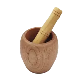 Drewniany moździerz z tłuczkiem Wooden Mortar & Pestle Golden Turtle