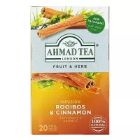 Herbata rozgrzewająca Rooibos & Cinnamon Ahmad Tea 20 torebek