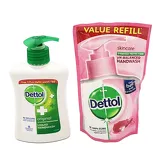 Dettol Original Liquid Handwash 200ml + Refill Dettol Skincare 175ml 