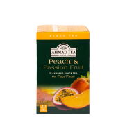 Té de durazno y maracuyá Peach & Passion Fruit Ahmad Tea 20 bolsitas