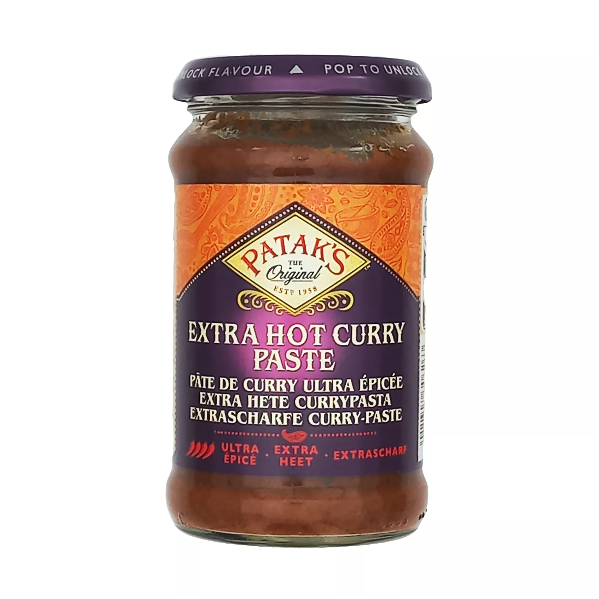 Extra Hot Curry Paste Patak's 283g
