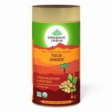 Herbata liściasta Tulsi z Imbirem Organic India 100g
