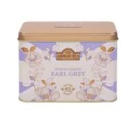 Black tea in a tin English Garden Earl Grey Ahmad Tea 40 bags