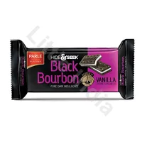 Ciastka z kremem waniliowym Black Bourbon Vanilla Hide&Seek Parle 100g