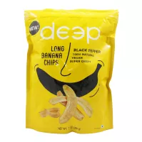 Long Banana Chips Black Pepper Deep 200g