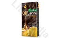 Hair Color Kit Dark Brown Oil Fusion Dabur Vatika 108ml
