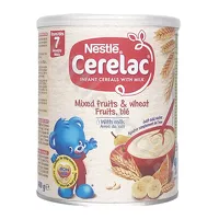 Infant Cereals With Milk Mixed Fruits & Wheat Cerelac Nestle 400g