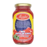Galaretki kokosowy w syropie czerwony Nata De Coco Red Monika 340g