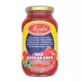 Galaretki kokosowy w syropie czerwony Nata De Coco Red Monika 340g