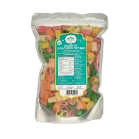 Kolorowe chrupki do smażenia Rainbow Coloured Fryums 200g