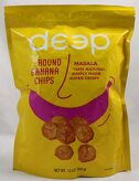 Okrągłe chipsy bananowe z przyprawami Masala Deep 340g