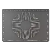 Szara mata silikonowa 60x50cm 1305 Besthoff