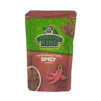 Chipsy z kangkongu o smaku pikantnym Water Spinach Chips Spicy Flavored Kangkong King 60g
