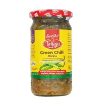 Marynowane zielone chilli Green Chilli Pickle Telugu 300g