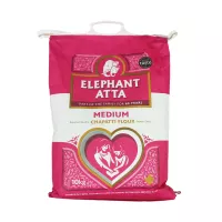 Mąka pszenna razowa Medium Chapatti Flour Elephant Atta 10kg