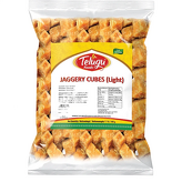 Cukier trzcinowy kostki Jaggery Telugu Foods 1kg