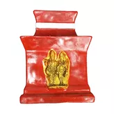 Ceremonialna doniczka czerwona Tulsi Pot Red