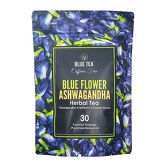 Butterfly Pea Ashwagandha Herbal Tea Blue Tea 30 Pyramid Teabags