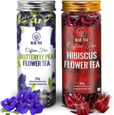 Zestaw herbat ziołowych: z klitorii ternateńskiej i kwiatów hibiskusa Blue Tea 25g+50g
