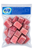 Mrożone kostki z tuńczyka bez skóry i ości Frozen Tuna Cubes Skinless Boneless Tony’s Delight Seafood 770g