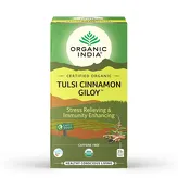 Herbata ziołowa tulsi Cynamon Giloy Organic India 25 torebek