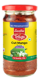 Marynowane mango w oleju bez czosnku Telugu Foods 300g