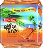 Coconut Biscuit Nice Time Britannia 480g