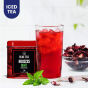 Herbata hibiskus z miętą Hibiscus Mint Herbal Tea Blue Tea 18 torebek - 3