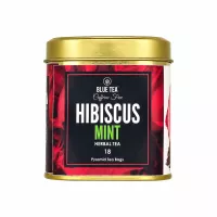 Herbata hibiskus z miętą Hibiscus Mint Herbal Tea Blue Tea 18 torebek