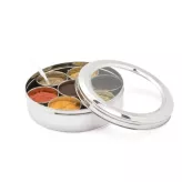 Organizer na przyprawy srebrny Masala Box Silver Sowbaghya