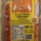 BULLET PAPAD JEERA-MARI 200G BY LITTLE INDIA