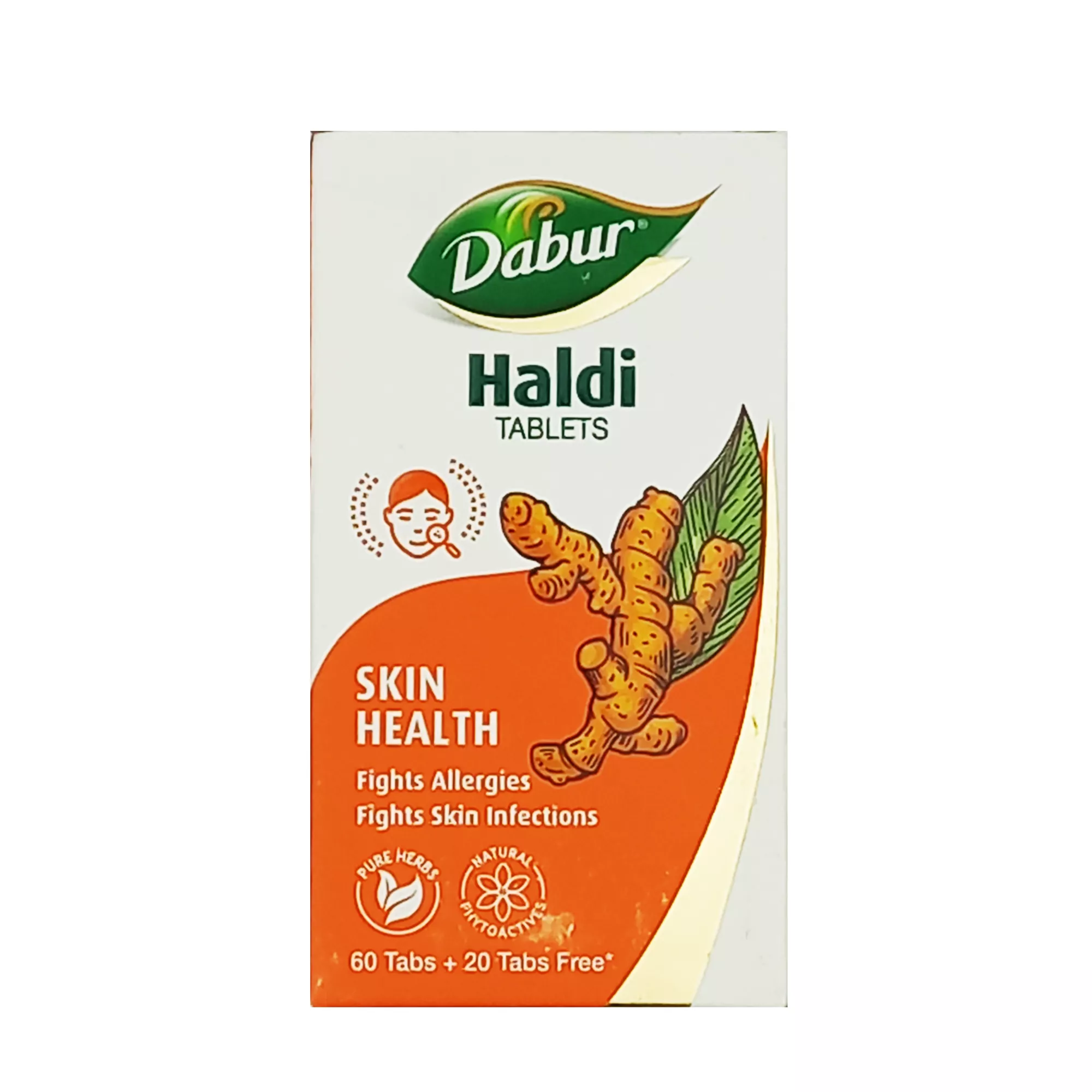 Preparat ziołowy Haldi Skin Health Dabur 60 tabletek