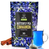 Butterfly Pea Cinnamon Herbal Tea Blue Tea 30 Pyramid Teabags