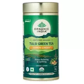 Herbata zielona Tulsi z cytryną i imbirem Tulsi Green Tea Lemon Ginger Organic India 100g