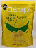 Okrągłe chipsy z plantana Original Deep 340g